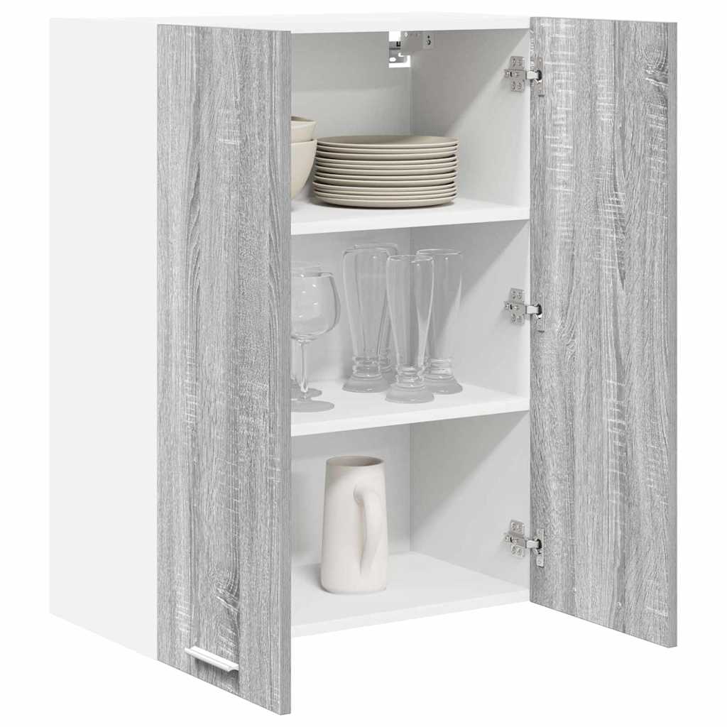 vidaXL Hängeschrank Graues Sonoma 60 x 31 x 80 cm Holzwerkstoff