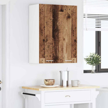 vidaXL Hängeschrank mit Speicher Altholz 60 x 31 x 80 cm Holzwerkstoff