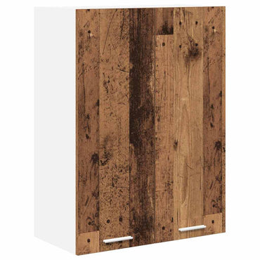 vidaXL Hängeschrank mit Speicher Altholz 60 x 31 x 80 cm Holzwerkstoff
