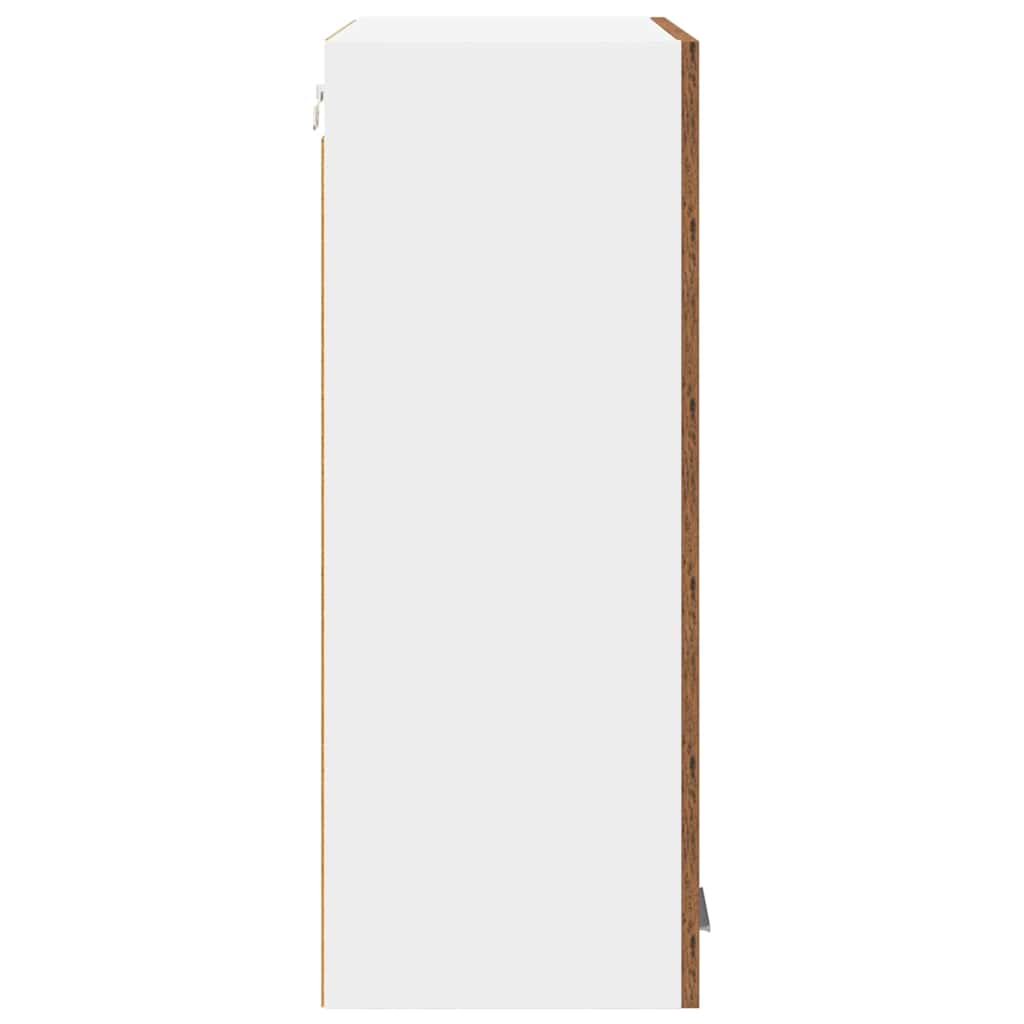 vidaXL Hängeschrank mit Speicher Altholz 60 x 31 x 80 cm Holzwerkstoff