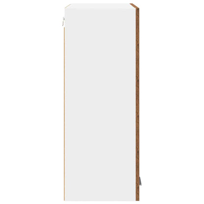 vidaXL Hängeschrank mit Speicher Altholz 60 x 31 x 80 cm Holzwerkstoff