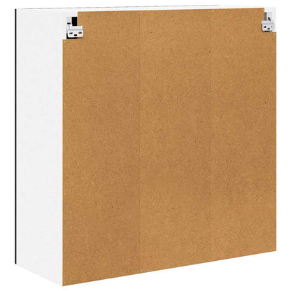 vidaXL Hängeschrank Schwarz Eichen-Optik 80 x 31 x 80 cm Holzwerkstoff