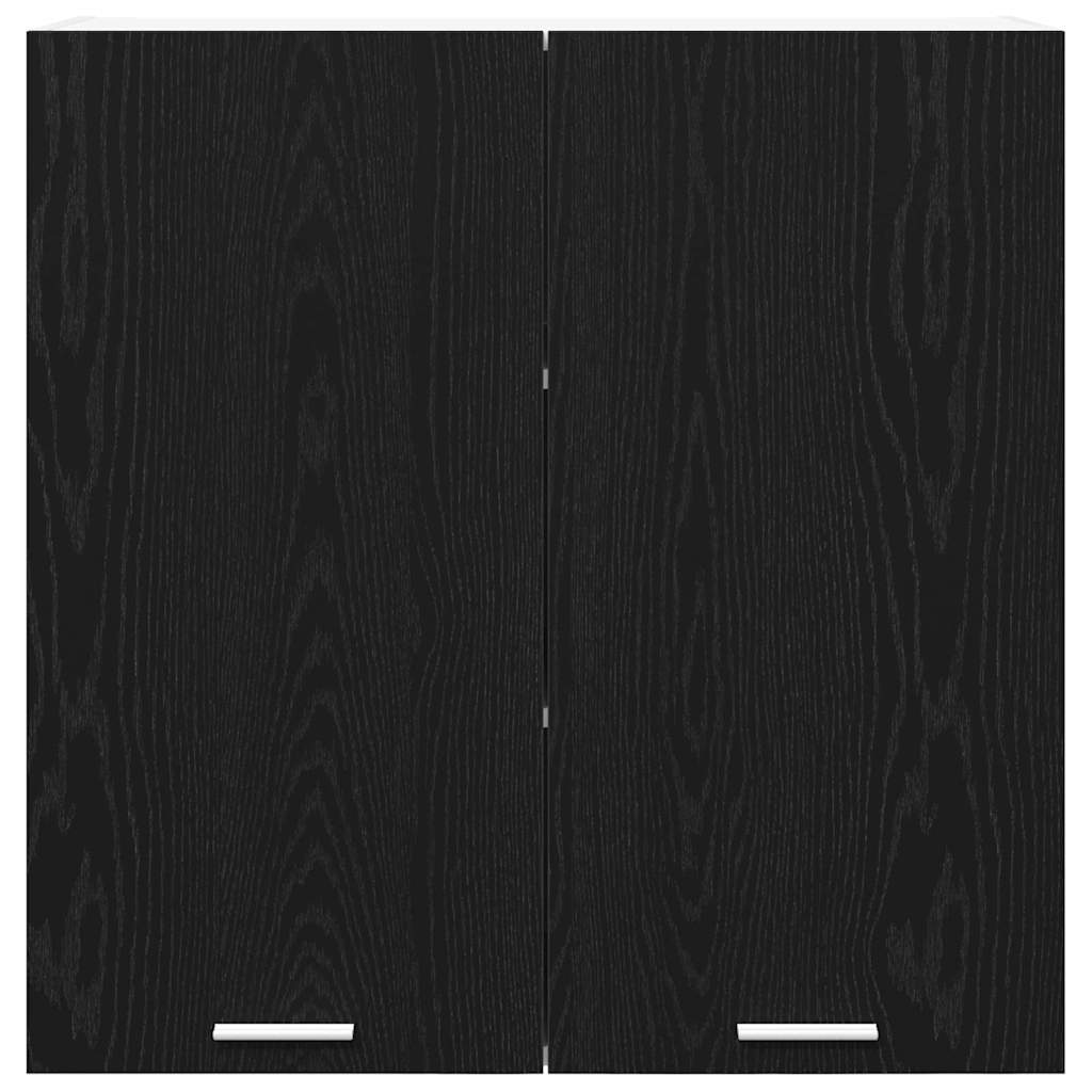vidaXL Hängeschrank Schwarz Eichen-Optik 80 x 31 x 80 cm Holzwerkstoff