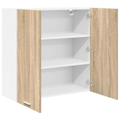 vidaXL Hängeschrank mit Tür Sonoma-Eiche 80 x 31 x 80 cm Holzwerkstoff