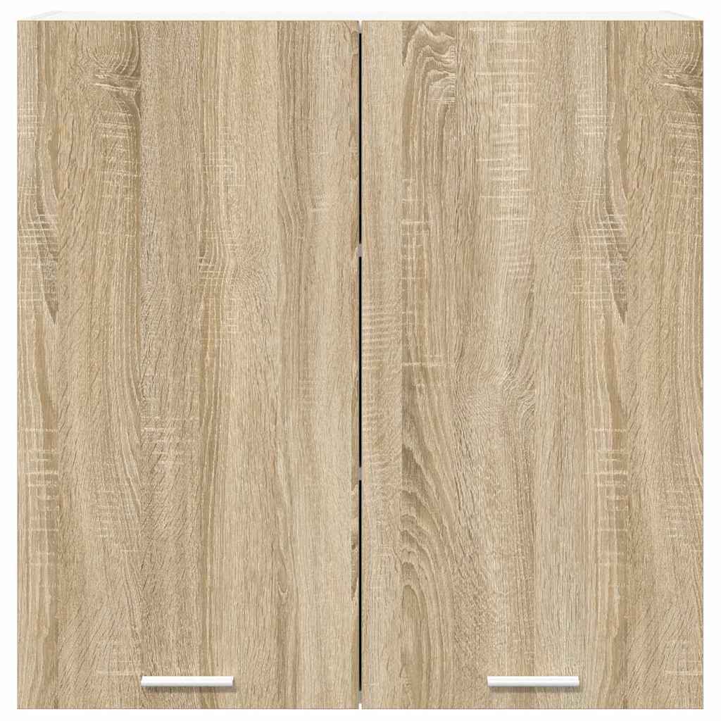 vidaXL Hängeschrank mit Tür Sonoma-Eiche 80 x 31 x 80 cm Holzwerkstoff