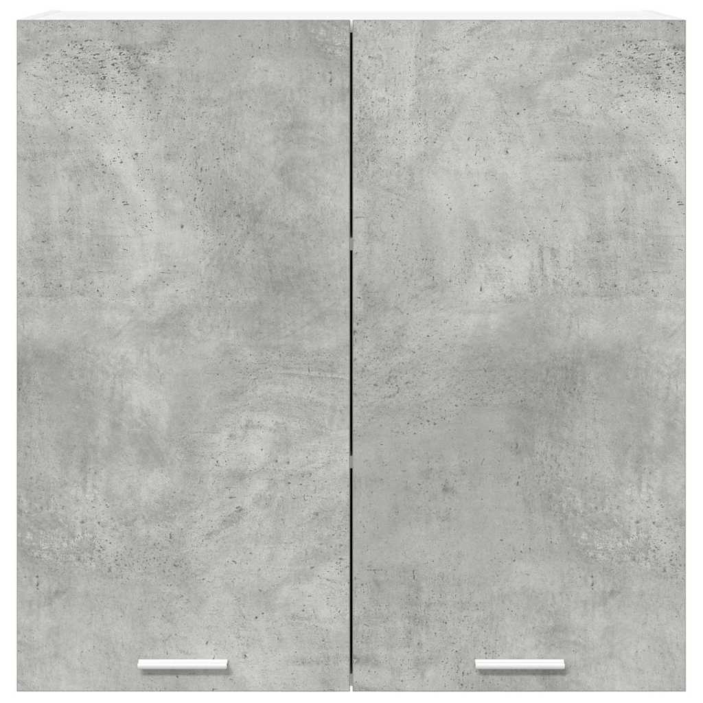 vidaXL Hängeschrank mit Tür Beton Grau 80 x 31 x 80 cm Holzwerkstoff