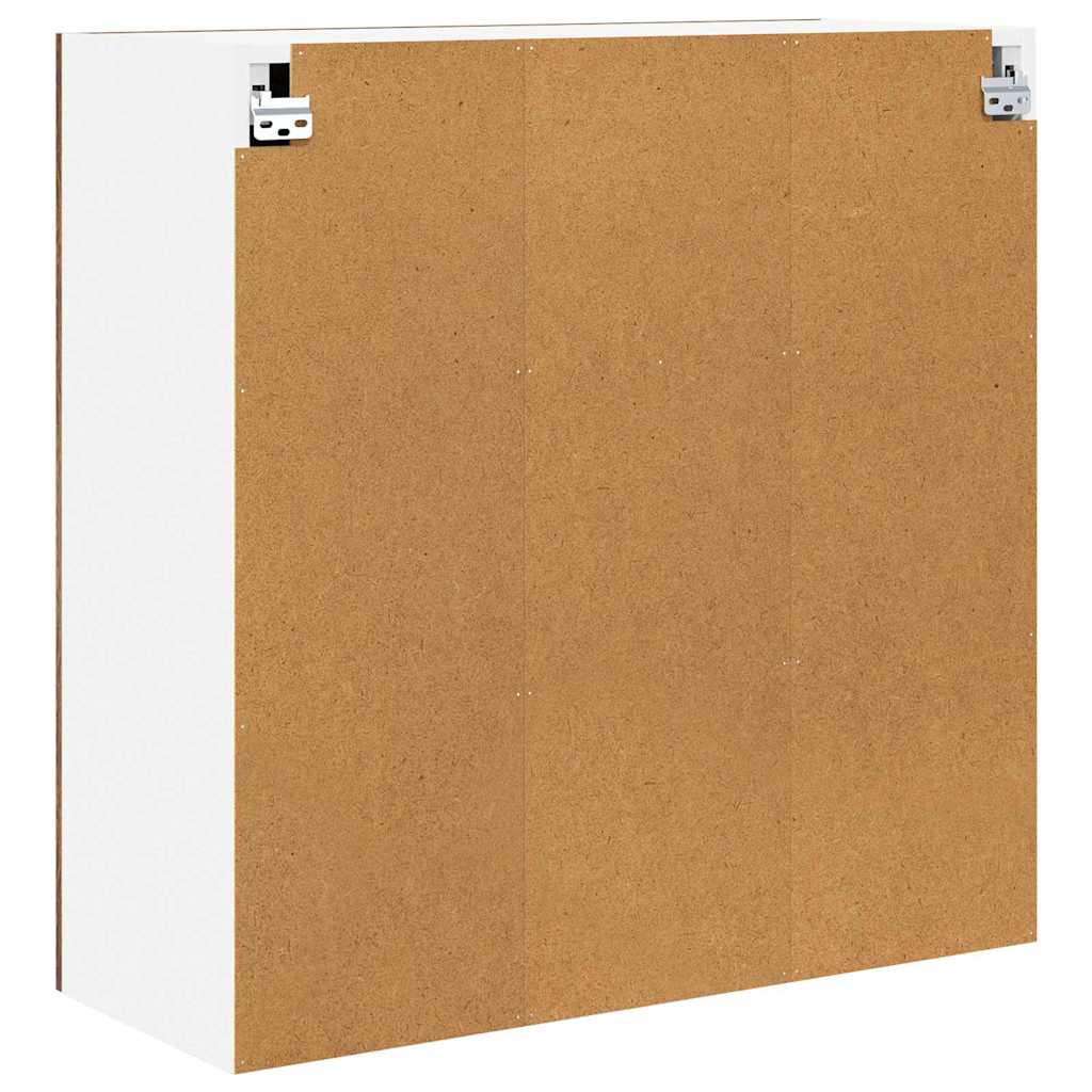 vidaXL Hängeschrank mit Tür Riga Geräucherte Eiche 80 x 31 x 80 cm