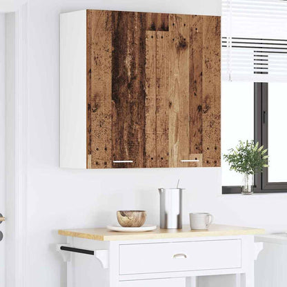 Hängeschrank mit Speicher Altholz 80 x 31 x 80 cm Holzwerkstoff