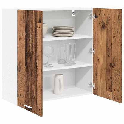 Hängeschrank mit Speicher Altholz 80 x 31 x 80 cm Holzwerkstoff