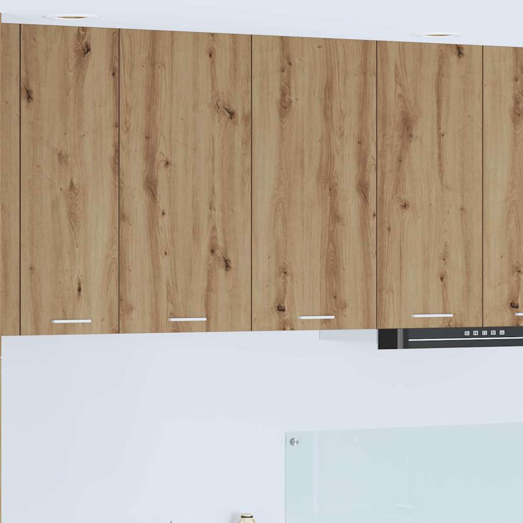 vidaXL Hängeschrank Artisan-Eiche 80 x 31 x 80 cm Holzwerkstoff