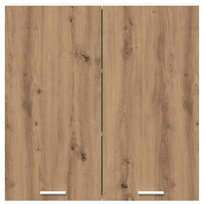vidaXL Hängeschrank Artisan-Eiche 80 x 31 x 80 cm Holzwerkstoff