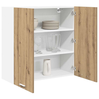 vidaXL Hängeschrank Artisan-Eiche 80 x 31 x 80 cm Holzwerkstoff