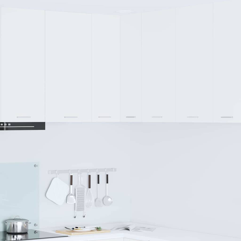 Hängeschrank mit Speicher Weiß 57 x 57 x 80 cm Holzwerkstoff