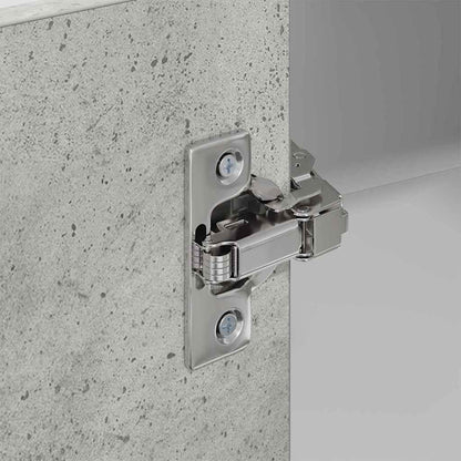 vidaXL Hängeschrank Betongrau und Weiß 57 x 57 x 80 cm Holzwerkstoff