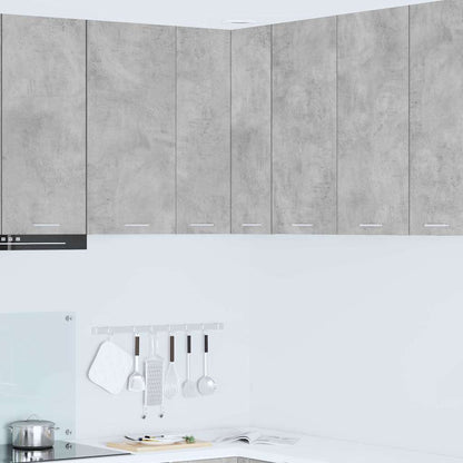 vidaXL Hängeschrank Betongrau und Weiß 57 x 57 x 80 cm Holzwerkstoff