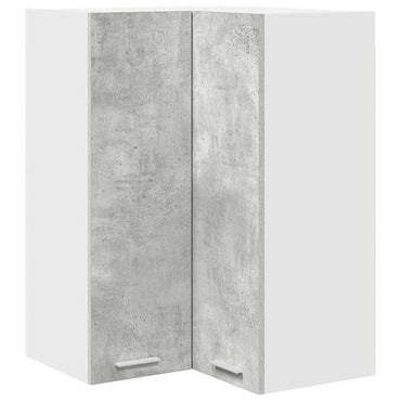 vidaXL Hängeschrank Betongrau und Weiß 57 x 57 x 80 cm Holzwerkstoff