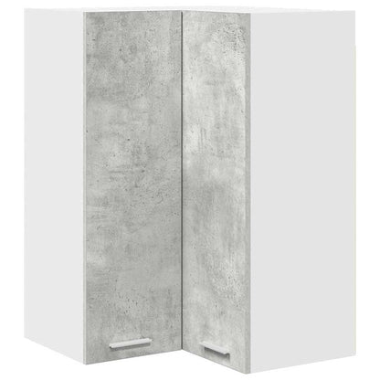 vidaXL Hängeschrank Betongrau und Weiß 57 x 57 x 80 cm Holzwerkstoff