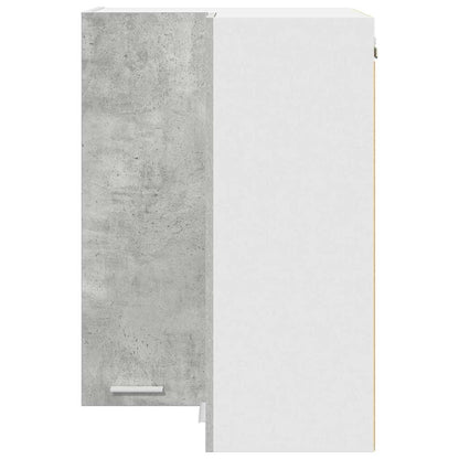 vidaXL Hängeschrank Betongrau und Weiß 57 x 57 x 80 cm Holzwerkstoff