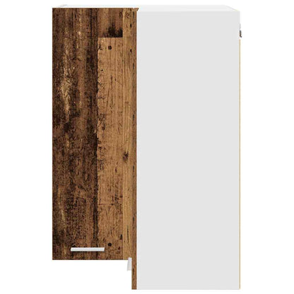 vidaXL Hängeschrank Altes Holz und Weiß 57 x 57 x 80 cm Holzwerkstoff