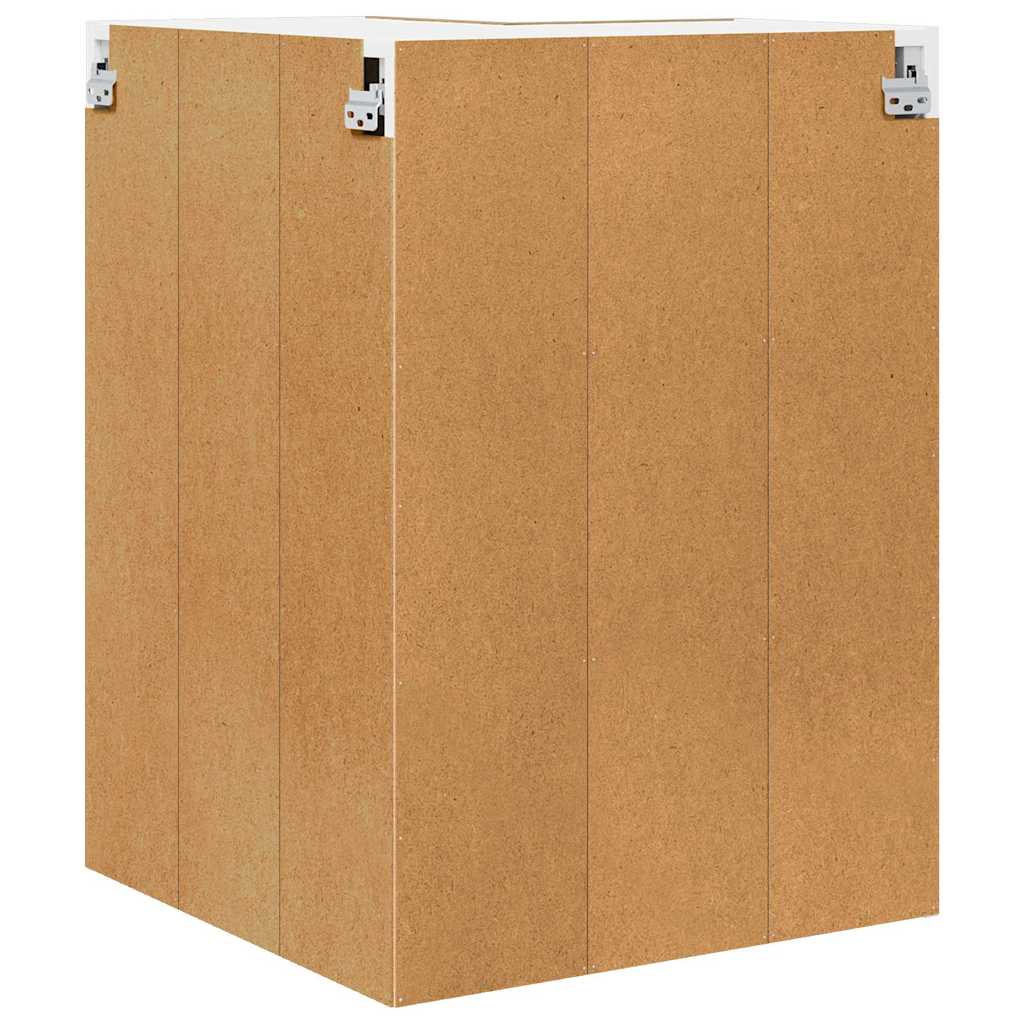 vidaXL Hängeschrank Artisan-Eiche und Weiß 57 x 57 x 80 cm