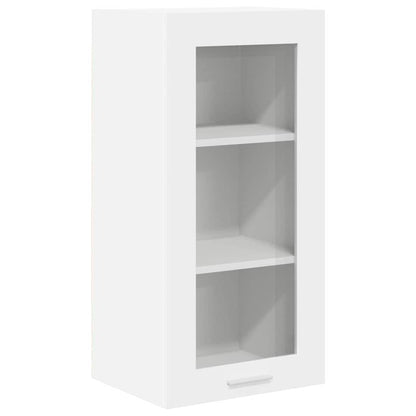 vidaXL Hängeschrank mit Speicher Weiß 40 x 31 x 80 cm Holzwerkstoff