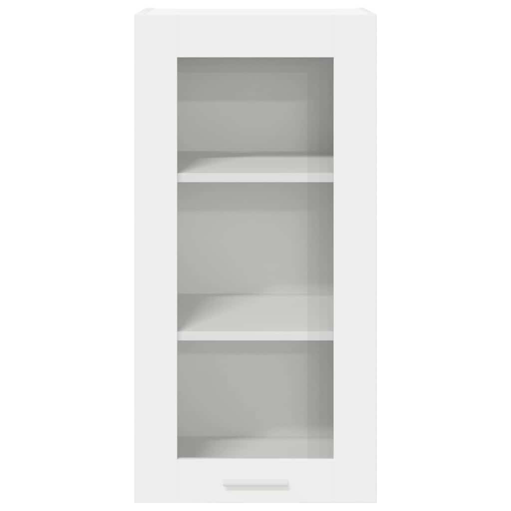 vidaXL Hängeschrank mit Speicher Weiß 40 x 31 x 80 cm Holzwerkstoff