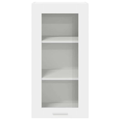 vidaXL Hängeschrank mit Speicher Weiß 40 x 31 x 80 cm Holzwerkstoff