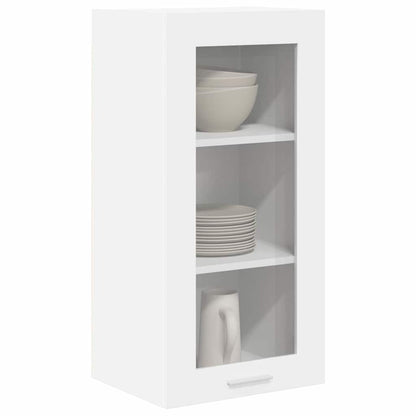 vidaXL Hängeschrank mit Speicher Weiß 40 x 31 x 80 cm Holzwerkstoff