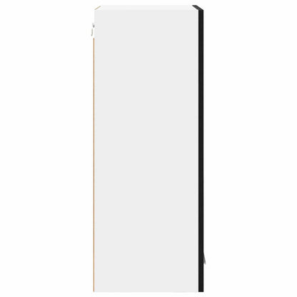 Hängeschrank Schwarz Eichen-Optik 40 x 31 x 80 cm Holzwerkstoff