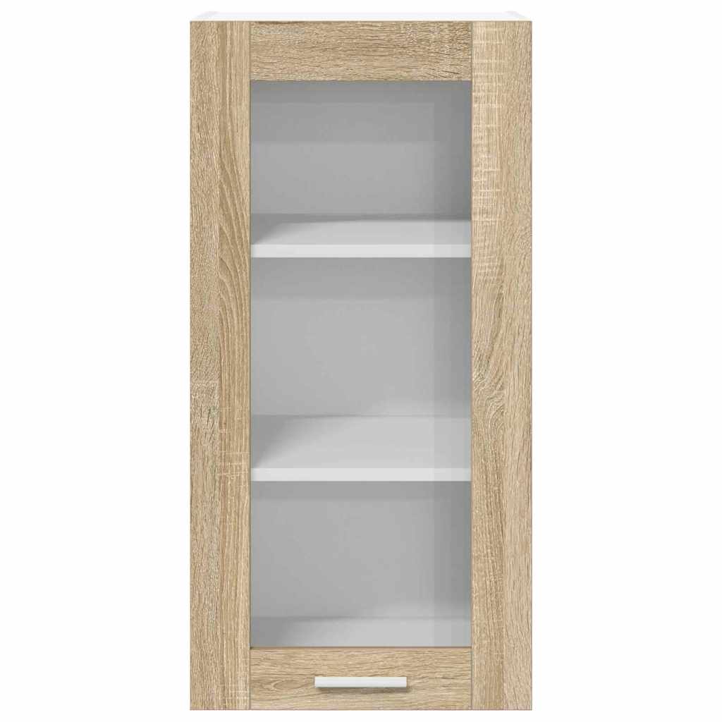 vidaXL Hängeschrank 2 pcs Sonoma-Eiche 40 x 31 x 80 cm Holzwerkstoff