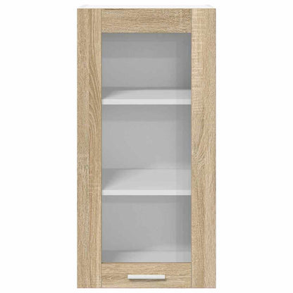vidaXL Hängeschrank 2 pcs Sonoma-Eiche 40 x 31 x 80 cm Holzwerkstoff