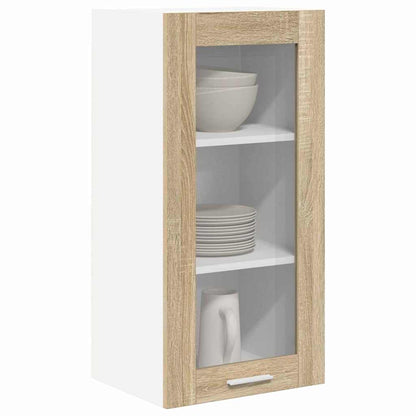 vidaXL Hängeschrank 2 pcs Sonoma-Eiche 40 x 31 x 80 cm Holzwerkstoff