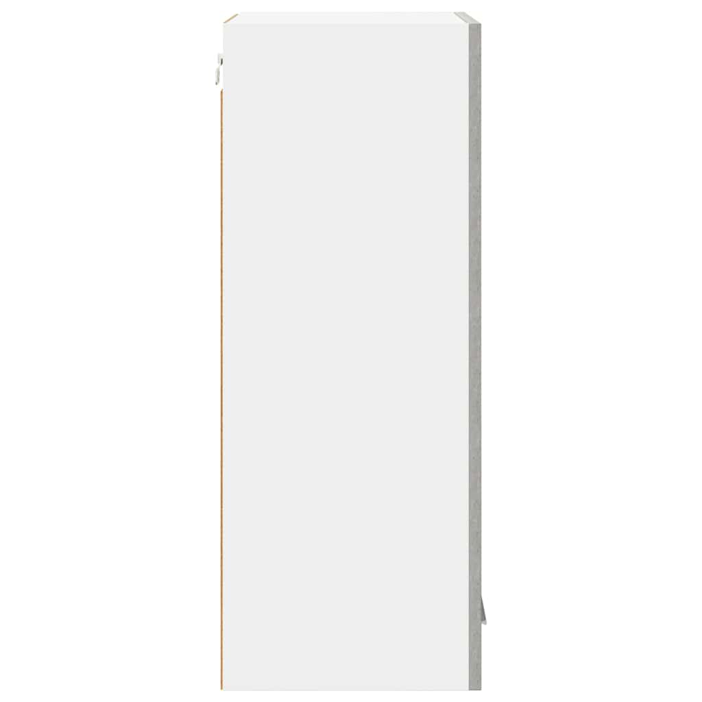 vidaXL Hängeschrank 2 pcs Beton Grau 40 x 31 x 80 cm Holzwerkstoff