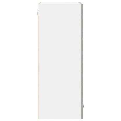 vidaXL Hängeschrank 2 pcs Beton Grau 40 x 31 x 80 cm Holzwerkstoff