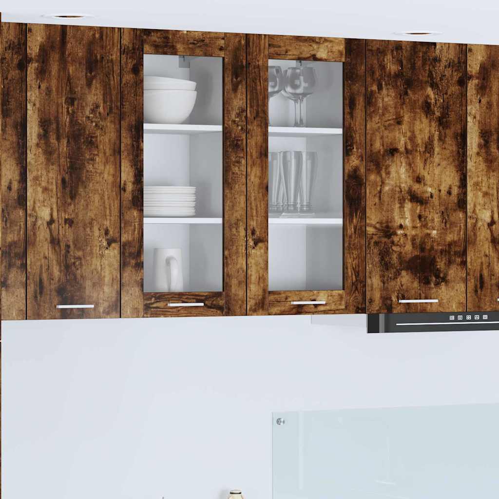 vidaXL Hängeschrank Geräucherte Eiche 40 x 31 x 80 cm Holzwerkstoff