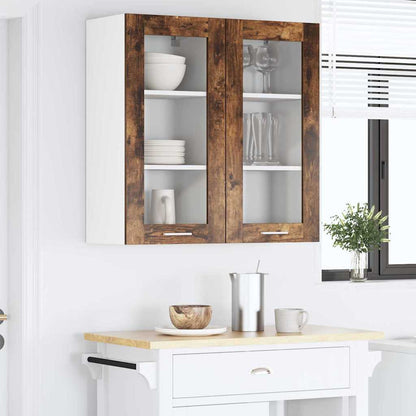 vidaXL Hängeschrank Geräucherte Eiche 40 x 31 x 80 cm Holzwerkstoff