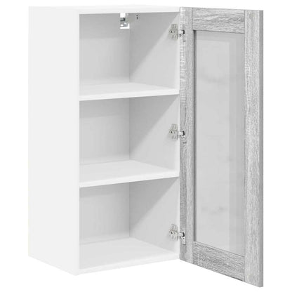 vidaXL Hängeschrank 2 pcs Graues Sonoma 40 x 31 x 80 cm Holzwerkstoff
