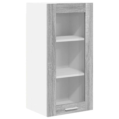 vidaXL Hängeschrank 2 pcs Graues Sonoma 40 x 31 x 80 cm Holzwerkstoff