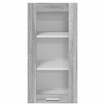 vidaXL Hängeschrank 2 pcs Graues Sonoma 40 x 31 x 80 cm Holzwerkstoff