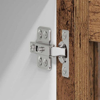 vidaXL Hängeschrank mit Speicher Altholz 40 x 31 x 80 cm Holzwerkstoff
