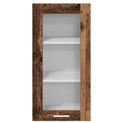 vidaXL Hängeschrank mit Speicher Altholz 40 x 31 x 80 cm Holzwerkstoff