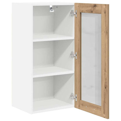 vidaXL Hängeschrank Artisan-Eiche 40 x 31 x 80 cm Holzwerkstoff