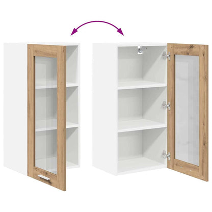 vidaXL Hängeschrank Artisan-Eiche 40 x 31 x 80 cm Holzwerkstoff
