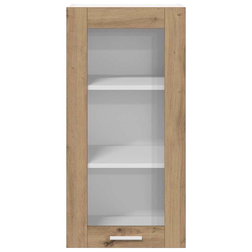 vidaXL Hängeschrank 2 pcs Artisan-Eiche 40 x 31 x 80 cm Holzwerkstoff