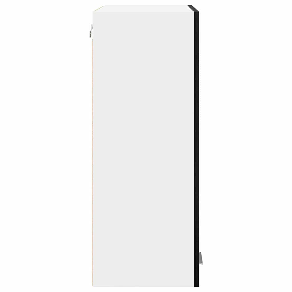 vidaXL Hängeschrank Schwarz Eichen-Optik 60 x 31 x 80 cm Holzwerkstoff