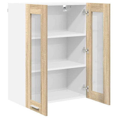 Hängeschrank mit Tür Sonoma-Eiche 60 x 31 x 80 cm Holzwerkstoff