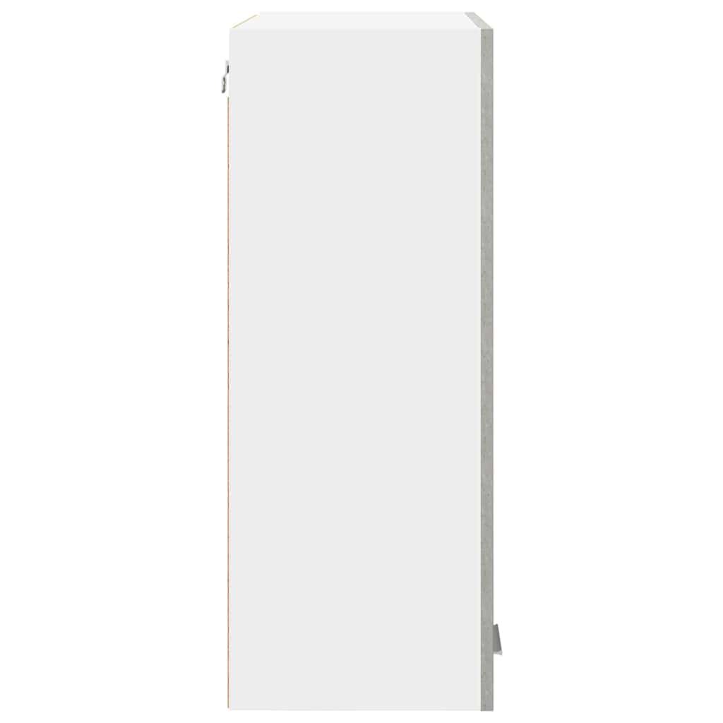 vidaXL Hängeschrank mit Tür Beton Grau 60 x 31 x 80 cm Holzwerkstoff