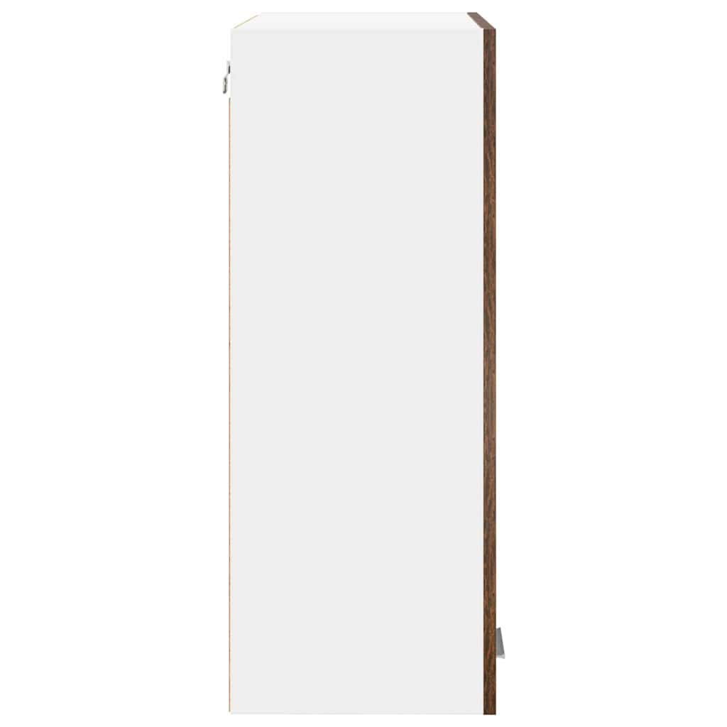 vidaXL Hängeschrank Geräucherte Eiche 60 x 31 x 80 cm Holzwerkstoff