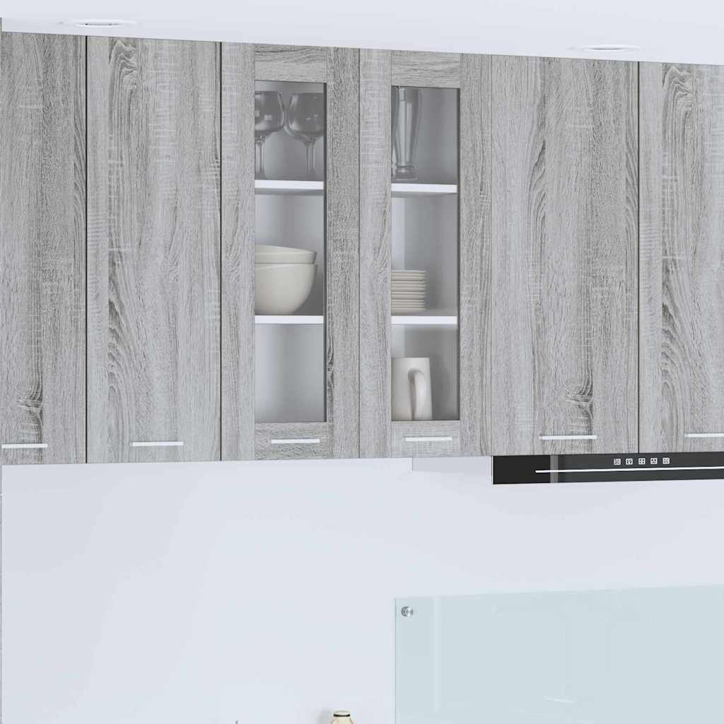 vidaXL Hängeschrank Graues Sonoma 60 x 31 x 80 cm Holzwerkstoff