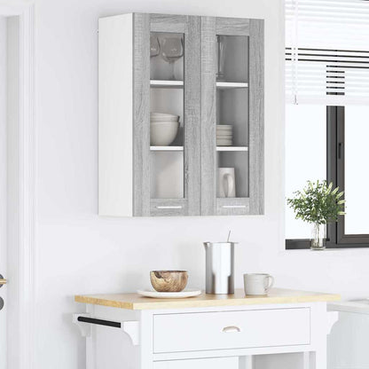 vidaXL Hängeschrank Graues Sonoma 60 x 31 x 80 cm Holzwerkstoff
